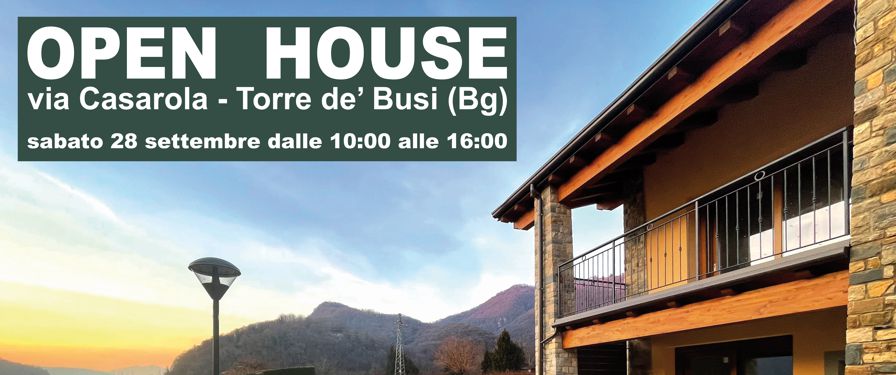 CASAROLA OPEN HOUSE - Ti aspettiamo! Sabato 28/09/2024 dalle 10:00 alle 16:00